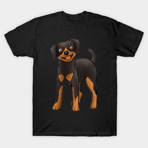 Rottweiler T-Shirt by the-artsy-park